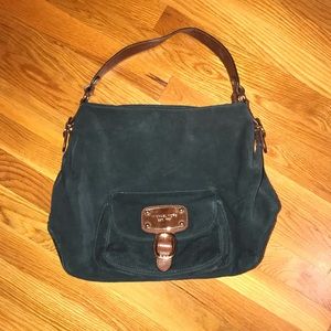 Suede purse